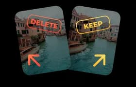 Fun Swipe-to-Clean Interface